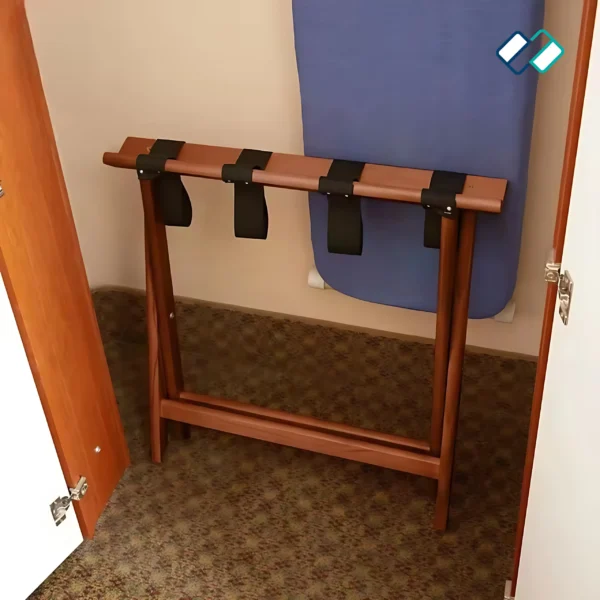 Luggage Rack for Hotels | Deep Brown Colour - Image 7