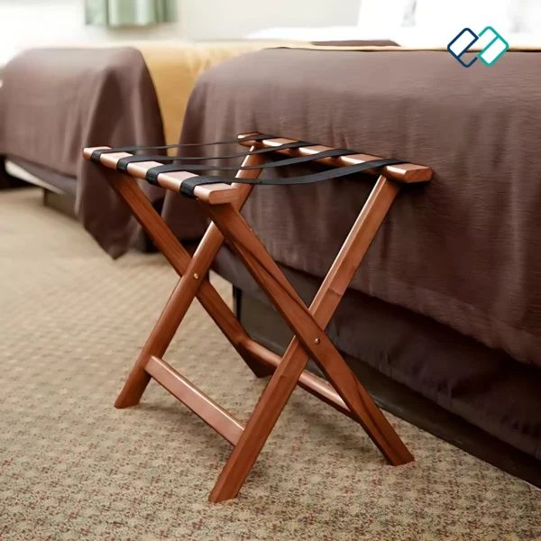 Luggage Rack for Hotels | Deep Brown Colour - Image 5