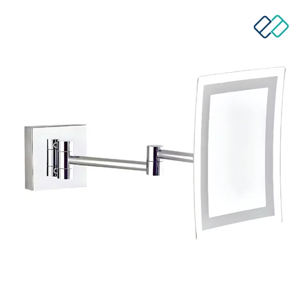Wall Mounted Square Led Magnifying Mirror - Image 3