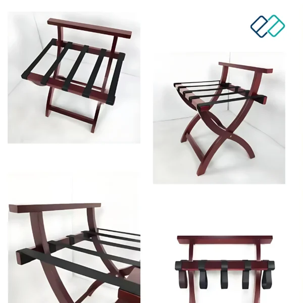 Luggage Rack Brown | For Hotels and Guest Rooms - Image 9
