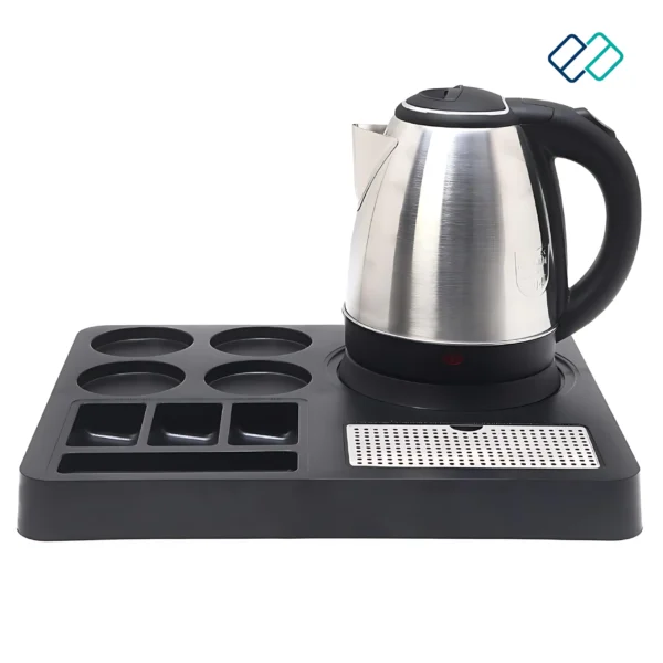 Tray For Electric Kettle, Made of ABS Plastic, Square, Black - Image 5