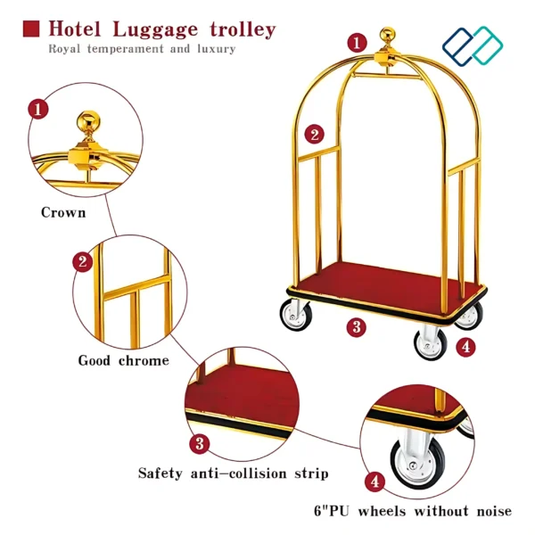 Maharaja Luggage Trolley - Image 4