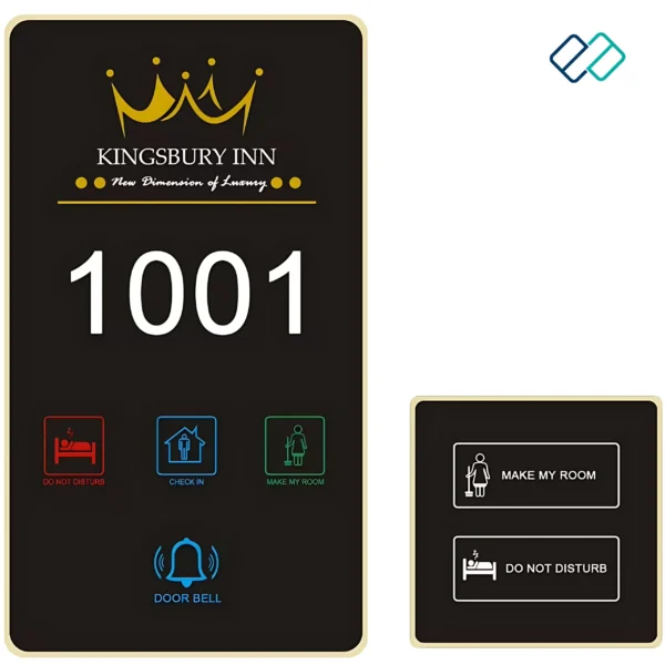 LED Touch Doorbell For Hotel | Customized Buttons | Hotel Door Lock System - Image 4