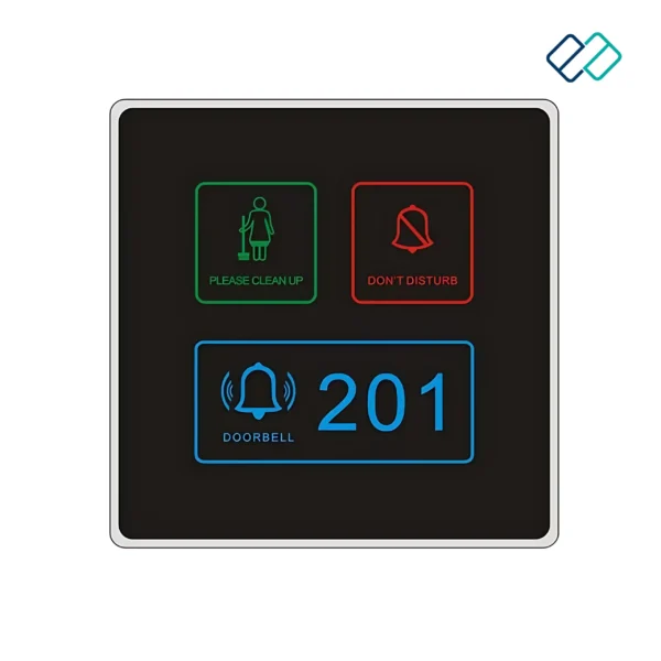 LED Touch Doorbell For Hotel | Customized Buttons | Hotel Door Lock System - Image 3