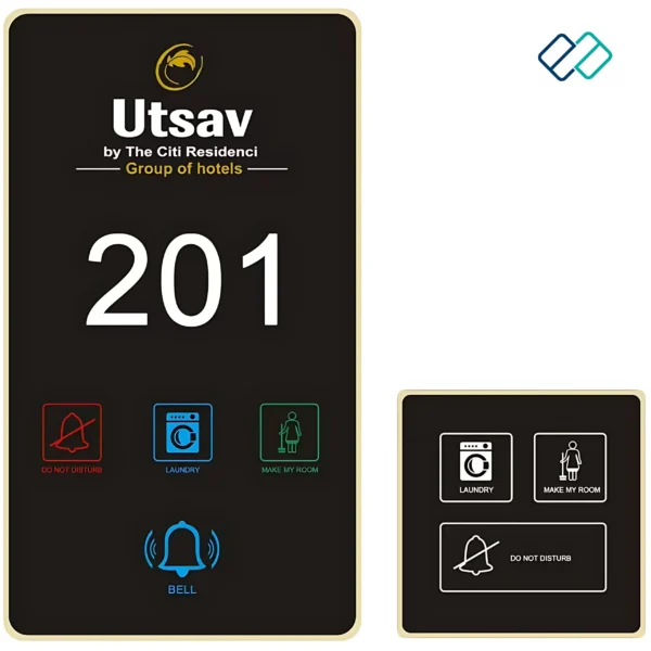 LED Touch Doorbell For Hotel | Customized Buttons | Hotel Door Lock System