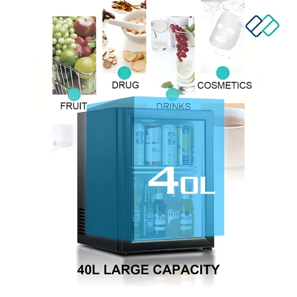 Glass Door Minibar without Compressor (Absorption Technology) - Image 2