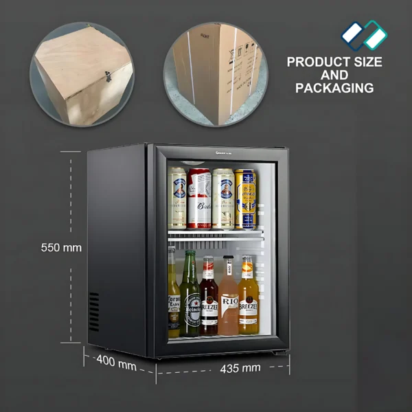 Glass Door Minibar without Compressor (Absorption Technology) - Image 4