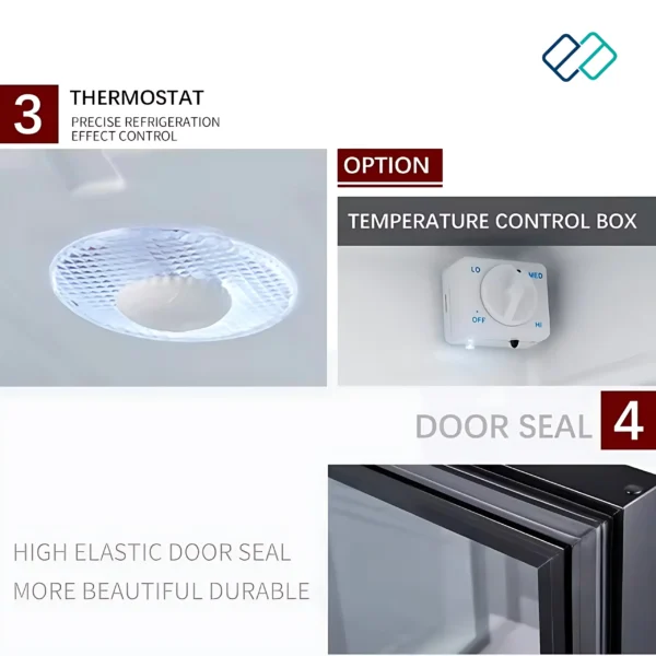 Solid Door Mini Bar without Compressor (Absorption Technology) - Image 5