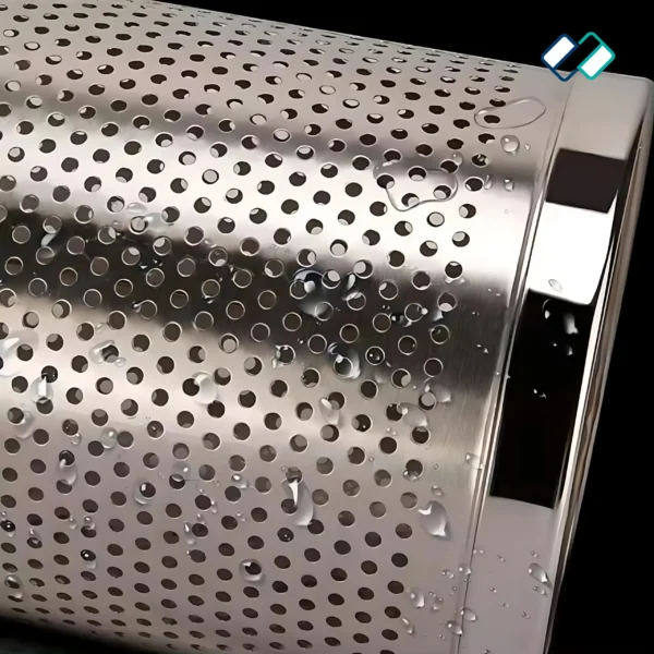 Stainless Steel Perforated Dustbin - Image 3