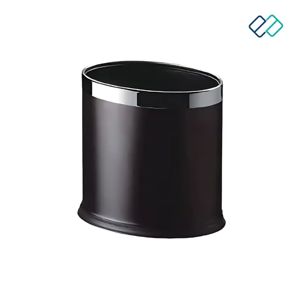 Double Layer Dustbins | Oval Shape with Stainless Steel Ring
