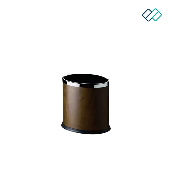 Double Layer Dustbins | Oval Shape with Stainless Steel Ring - Image 2