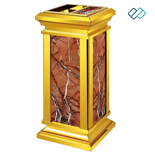 Ground Ash Barrel Dustbin - Image 3
