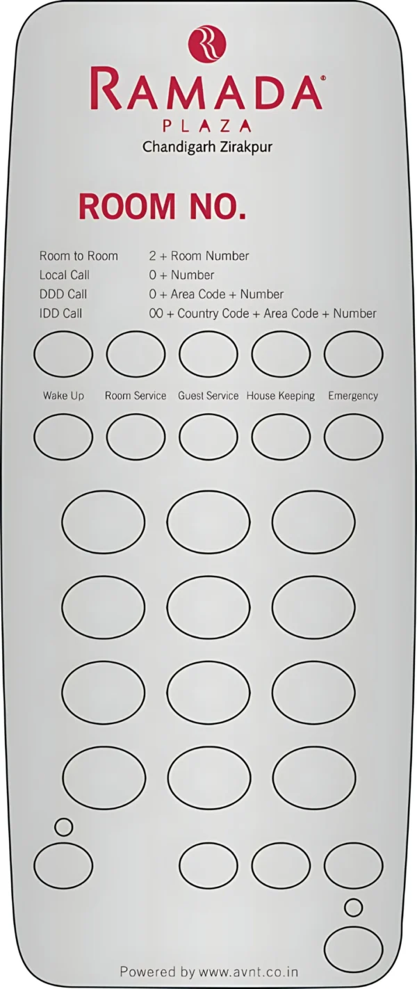 Customized Faceplates for Hotel Telephone - Image 7