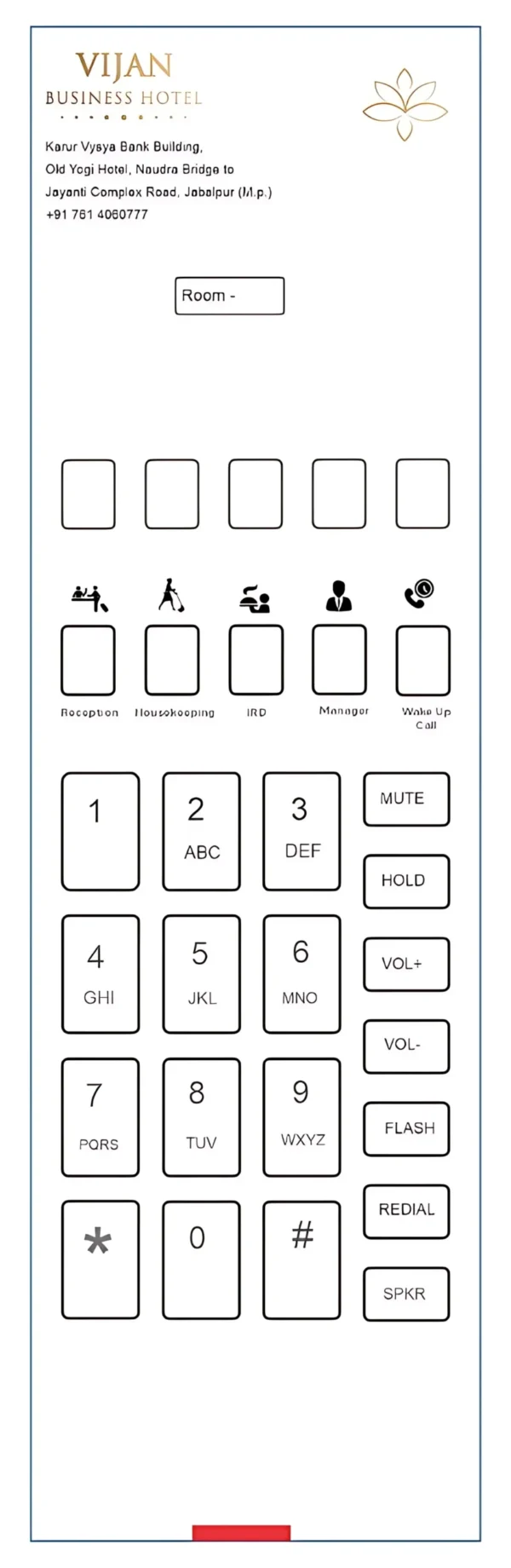 Customized Faceplates for Hotel Telephone - Image 4